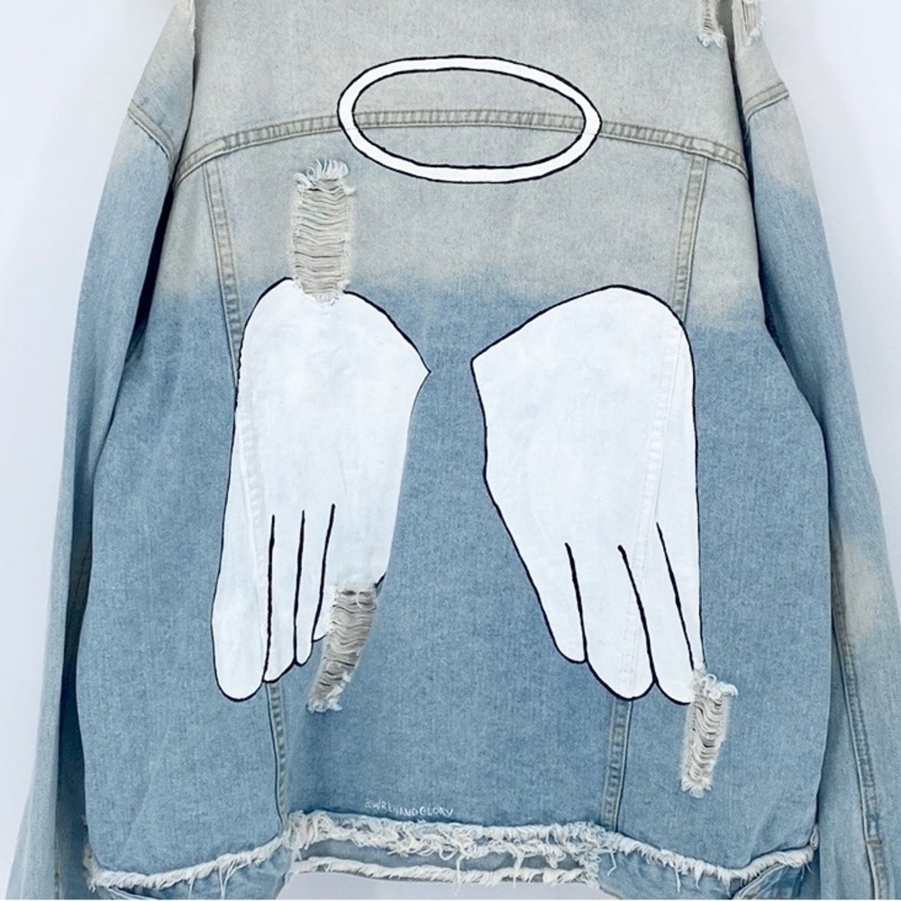 WREN+GLORY 'ANGEL' DENIM JACKET - Picture 6 of 15